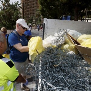 Exclusif - Le prince Albert II de Monaco a participé le 21 septembre 2019 à la première édition en principauté du World CleanUp Day, une opération de ramassage de déchets. © Jean-François Ottonello / Nice-Matin / Bestimage