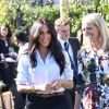 Meghan Markle, duchesse de Sussex, est au magasin John Lewis sur Oxford Street pour le lancement de sa collection capsule Smart Works à Londres le 12 septembre 2019.