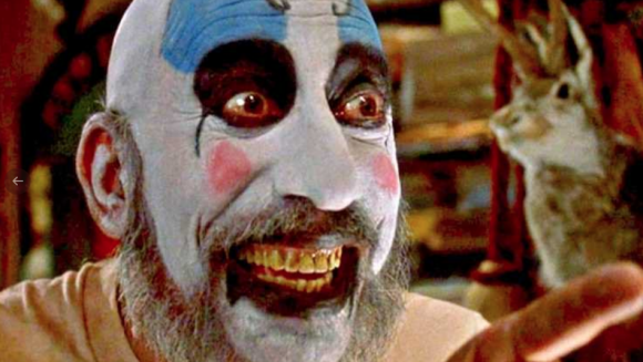 Sid Haig en tant que Captain Spaulding, le clown sadique des films de Rob Zombie (La Maison des 1000 morts, The Devils Rejects et 3 From Hell). Photo non datée.