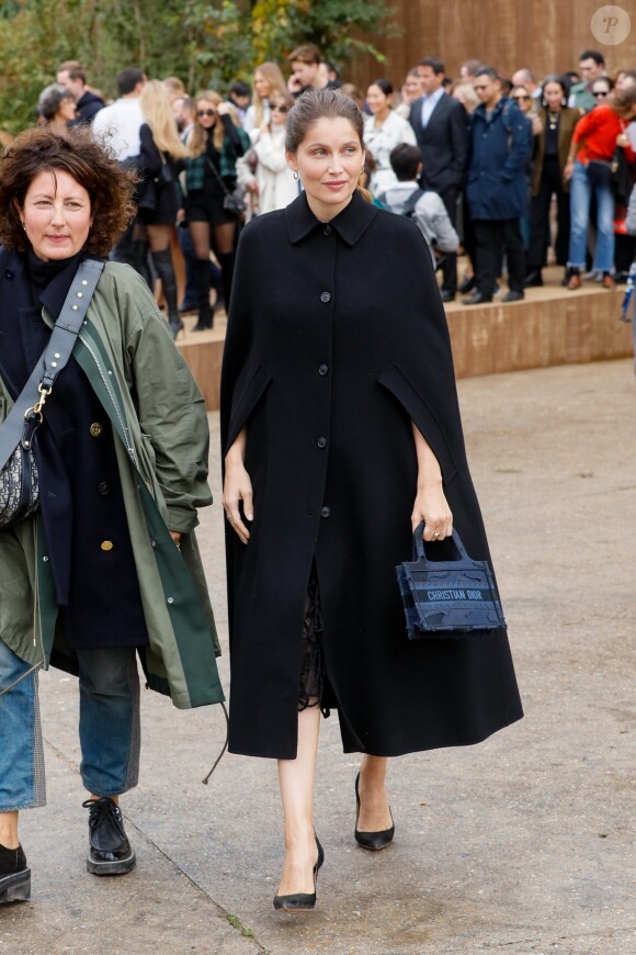 Laetitia Casta assiste au défilé de mode "Christian Dior", collection prêt-à-porter printemps-été 2020 à Paris. Le 24 septembre 2019. © Christophe Clovis / Vereen / Bestimage