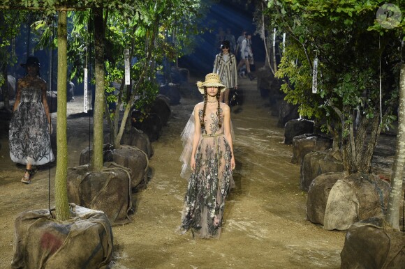 Défilé de mode "Christian Dior", collection prêt-à-porter printemps-été 2020 à Paris. Le 24 septembre 2019.