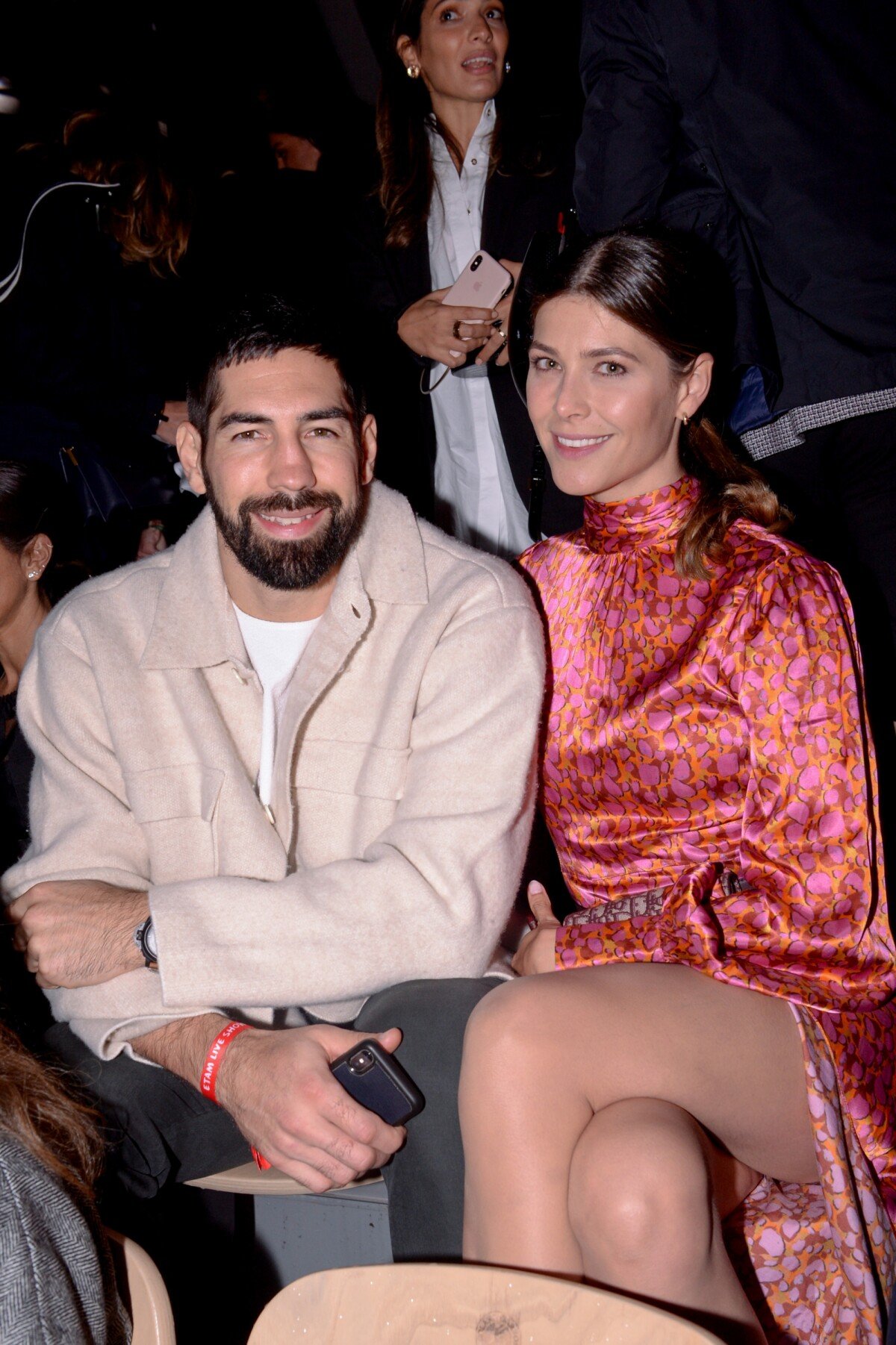 Photo Nikola Karabatic Sa Femme G Raldine Pillet Assistent Au D Fil