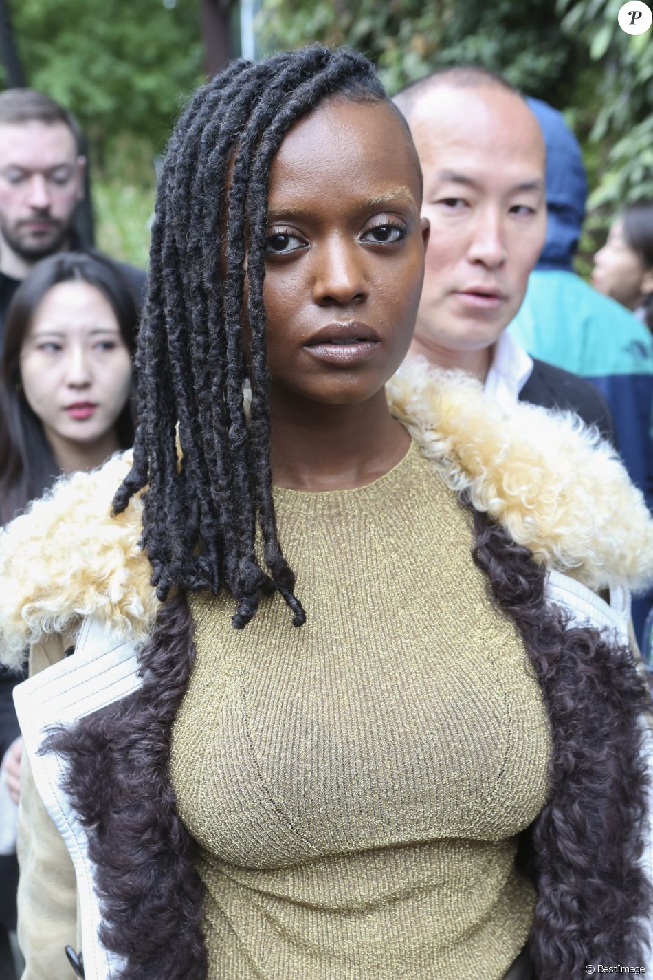 Kelela a assisté au défilé Lanvin, collection prêt-à-porter printemps-été 2020 lors de la Fashion Week de Paris. Le 25 septembre 2019. © Michael Baucher/Panoramic/Bestimage