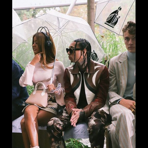 Zahia Dehar et Tyga assistent au défilé Lanvin, collection prêt-à-porter printemps-été 2019. Paris, le 25 septembre 2019.