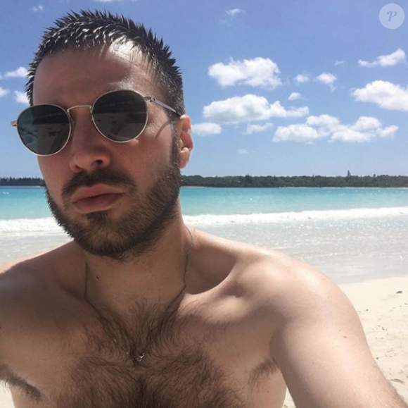 Jérémy Chatelain sur Instagram, en vacances en Nouvelle Calédonie, le 7 septembre 2019.