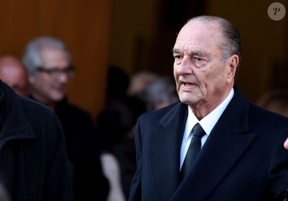 Jacques Chirac - Obèsques de Bernard Niquet, à Paris, le 15 novembre 2011.
