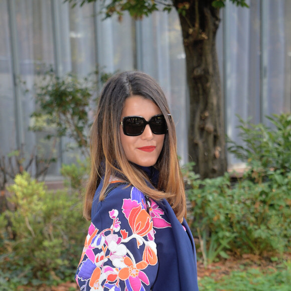 Exclusif - Karine Ferri au défilé de mode PAP printemps-été 2020 "Leonard" à Paris le 27 septembre 2019 © Veeren / Christophe Clovis / Bestimage