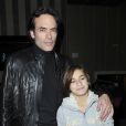 Anthony Delon et sa fille Liv Delon - Noël des P'tits Cracks au Club de l'Arc a Paris, le 15 decembre 2012.