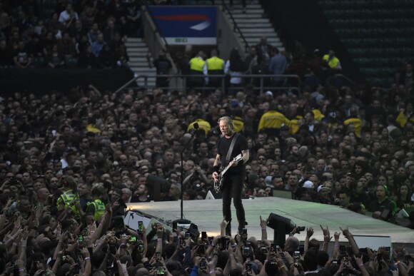 Exclusif - Metallica en concert au stade de Twickenham à Londres, le 20 juin 2019.