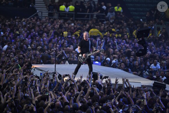 Exclusif - Metallica en concert au stade de Twickenham à Londres, le 20 juin 2019.