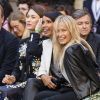 Olga Kurylenko, Sonia Rolland et Estelle Lefébure assistent au défilé L'Oréal Paris 2019 à la Monnaie de Paris le 28 septembre 2019, pendant la fashion week. © Olivier Borde / Bestimage