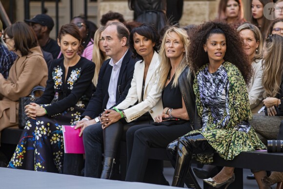 Olga Kurylenko, Sonia Rolland, Estelle Lefébure et Tina Kunakey assistent au défilé L'Oréal Paris 2019 à la Monnaie de Paris le 28 septembre 2019, pendant la fashion week. © Olivier Borde / Bestimage