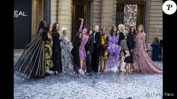 Défilé L&#039;Oréal Paris 2019 à la Monnaie de Paris le 28 Septembre 2019 pendant la fashion week.