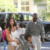 Kim Kardashian est allée assister avec ses enfants Saint West, N. West et Chicago West à la messe dominicale de Kanye West à New York, le 29 septembre 2019
