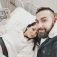 Anaïs Sanson avant l'accouchement de Lila, à l'hôpital, le 31 décembre 2019