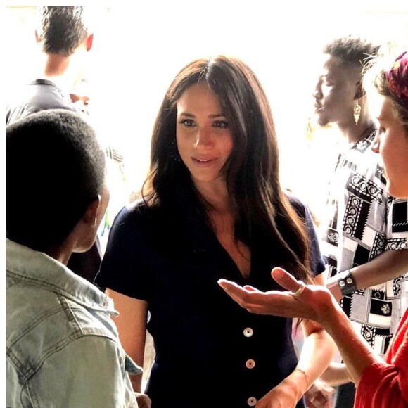 Meghan Markle, duchesse de Sussex, lors d'une visite à Johannesburg le 30 septembre 2019. 