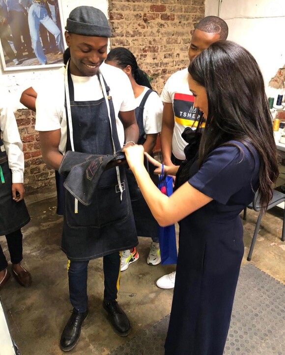 Meghan Markle, duchesse de Sussex, lors d'une visite à Johannesburg le 30 septembre 2019. 