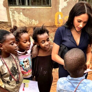 Meghan Markle, duchesse de Sussex, lors d'une visite à Johannesburg le 30 septembre 2019. 