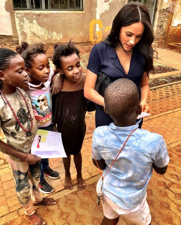 Meghan Markle, duchesse de Sussex, lors d'une visite à Johannesburg le 30 septembre 2019. 