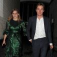 La princesse Beatrice d'York et son fiancé Edoardo Mapelli Mozzi à la soirée de lancement du livre de N. von Bismarck "The Dior sessions" à Londres le 1er octobre 2019.