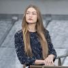Gigi Hadid participe au défilé de mode Chanel, collection PAP printemps-été 2020 au Grand Palais à Paris. Le 1er octobre 2019.