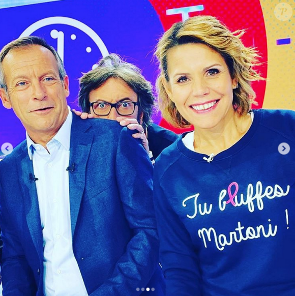 Laura Tenoudji poste des photos des coulisses de "Télématin", le 4 octobre 2019.
