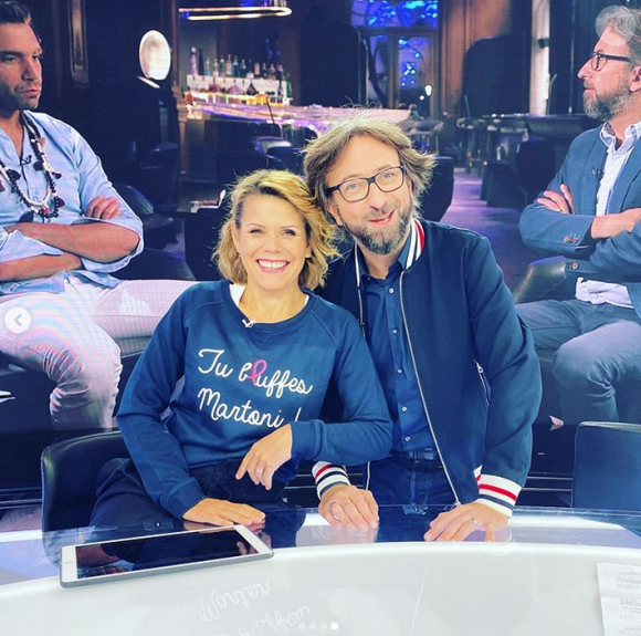 Laura Tenoudji poste des photos des coulisses de "Télématin", le 4 octobre 2019.