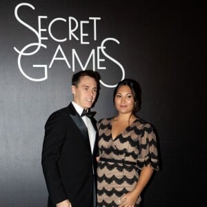 Louis Ducruet et sa femme Marie Ducruet - Photocall de la soirée Secret Games 2019 au Casino de Monte-Carlo à Monaco, le 5 octobre 2019. © Olivier Huitel/Pool Monaco/Bestimage