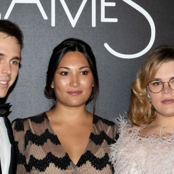 Louis Ducruet et sa femme Marie Ducruet et Camille Gottlieb - Photocall de la soirée Secret Games 2019 au Casino de Monte-Carlo à Monaco, le 5 octobre 2019. © Olivier Huitel/Pool Monaco/Bestimage