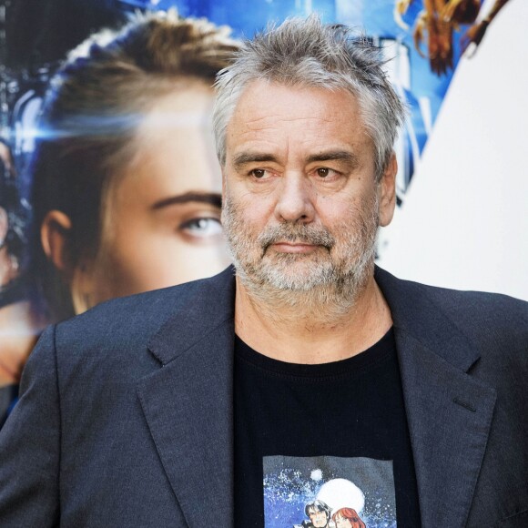 Luc Besson sur le photocall de son film "Valérian et la Cité des mille planètes" à Rome en Italie le 13 septembre 2017.