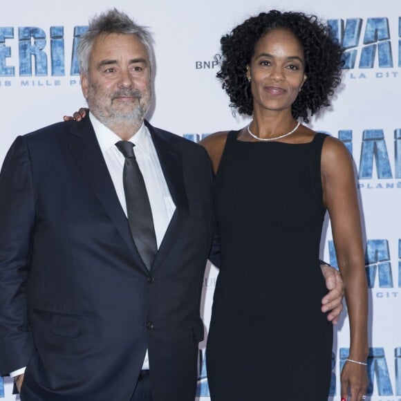 Luc Besson avec sa femme Virginie Besson-Silla - Avant-première du film "Valérian et la Cité des mille planètes" de L. Besson à la Cité du Cinéma à Saint-Denis, le 25 juillet 2017. © Olivier Borde/Bestimage