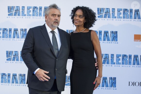 Luc Besson avec sa femme Virginie Besson-Silla - Avant-première du film "Valérian et la Cité des mille planètes" de L. Besson à la Cité du Cinéma à Saint-Denis, le 25 juillet 2017. © Olivier Borde/Bestimage