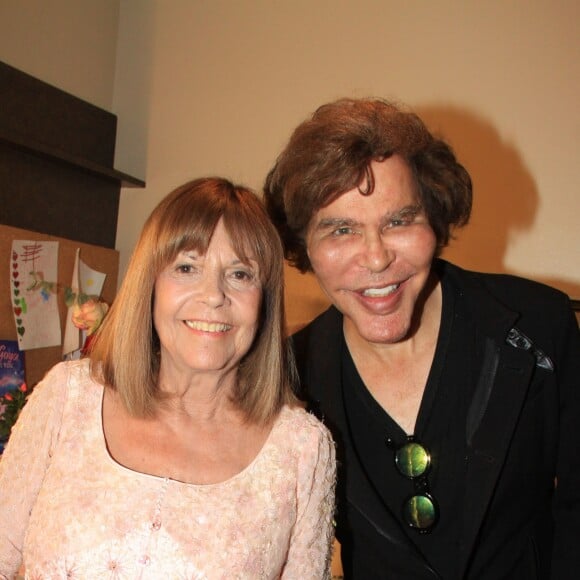 Exclusif - Chantal Goya et Grichka Bogdanoff (Bogdanov) - People au spectacle de Chantal Goya, "Le soulier qui vole" au Palais des Congrès à Paris le 5 octobre 2019. © Philippe Baldini/Bestimage