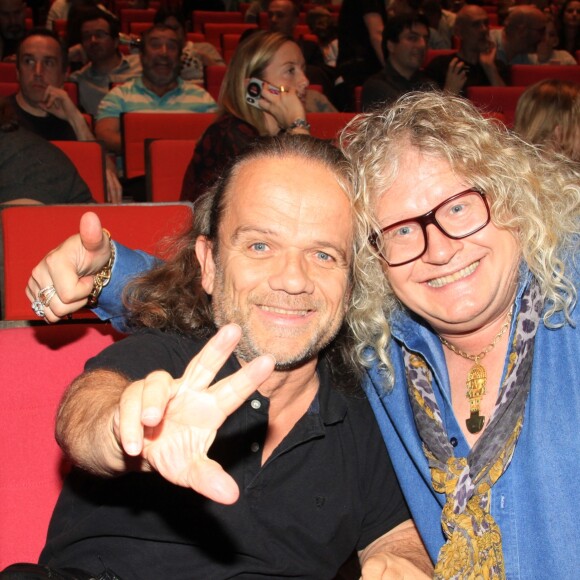 Exclusif - André Bouchet, Pierre-Jean Chalençon - People au spectacle de Chantal Goya, "Le soulier qui vole" au Palais des Congrès à Paris le 5 octobre 2019. © Philippe Baldini/Bestimage