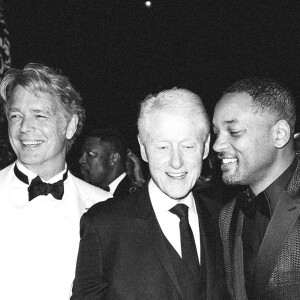 Will Smith et Bill Clinton à la soirée d'inauguration des studios Tyler Perry à Atlanta, le 5 octobre 2019.