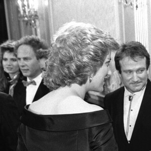 La princesse Diana et Elton John à Bournemouth en 1987.