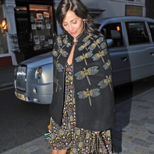 Natalie Imbruglia arrive à la soirée d'anniversaire d' Adz Khan au Chiltern Firehouse à Londres, le 25 avril 2019.