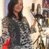 Natalie Imbruglia enceinte et en studio. Photo publiée sur Instagram le 3 septembre 2019.