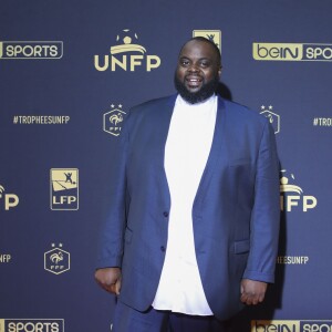 Issa Doumbia au photocall de la 28ème cérémonie des trophées UNFP (Union nationale des footballeurs professionnels) au Pavillon d'Armenonville à Paris, France, le 19 mai 2019.