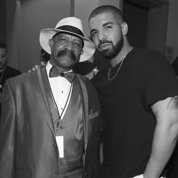 Drake et son père, Dennis Graham, sur Instagram, le 21 septembre 2019.