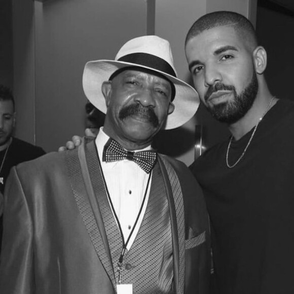 Drake et son père, Dennis Graham, sur Instagram, le 21 septembre 2019.