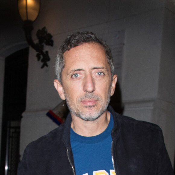 Exclusif - Gad Elmaleh - Arrivées et sorties au Lutetia "Pop Up" club où Cindy Bruna célèbre ses 25 ans, Paris le 28 septembre 2019. © Perusseau - Da Silva / Bestimage