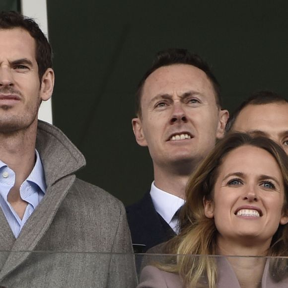 Andy Murray attend son 3ème enfant et sa femme pourrait accoucher la semaine prochaine - Andy Murray et sa femme Kim Sears au "2019 Cheltenham Festival" à Londres. Le 13 mars 2019