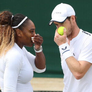 Serena Williams et Andy Murray - Les personnalités assistent au tournoi de Wimbledon à Londres, le 10 juillet 2019.