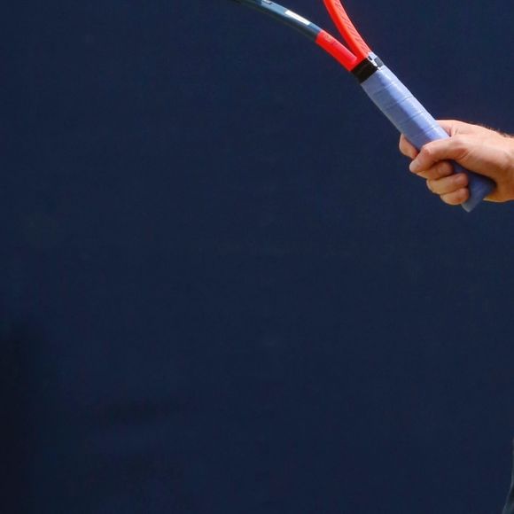Andy Murray lors de son entrainement pour le Tournoi de tennis du Queen's à Londres. Le 20 juin 2019