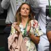 Kim Sears (femme de A. Murray) au tournoi de tennis de Wimbledon à Londres, Royaume Uni, le 3 juillet 2017.