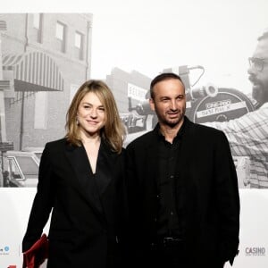 Emilie Dequenne et son mari Michel Ferracci - Photocall de la cérémonie d'ouverture à la Halle Tony Garnier du 11ème Festival Lumiere 2019 de Lyon le 12 octobre 2019. © Dominique Jacovides / Bestimage