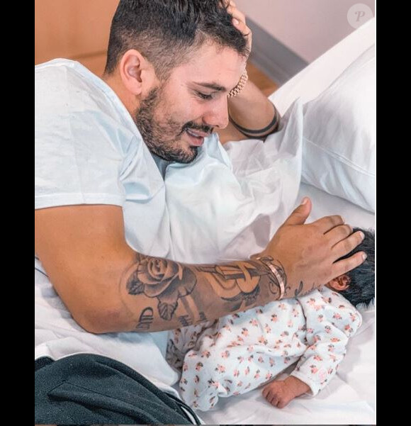 Kevin Guedj et sa fille Ruby le 6 octobre 2019 sur Instagram.