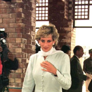 Diana au Pakistan en 1996.