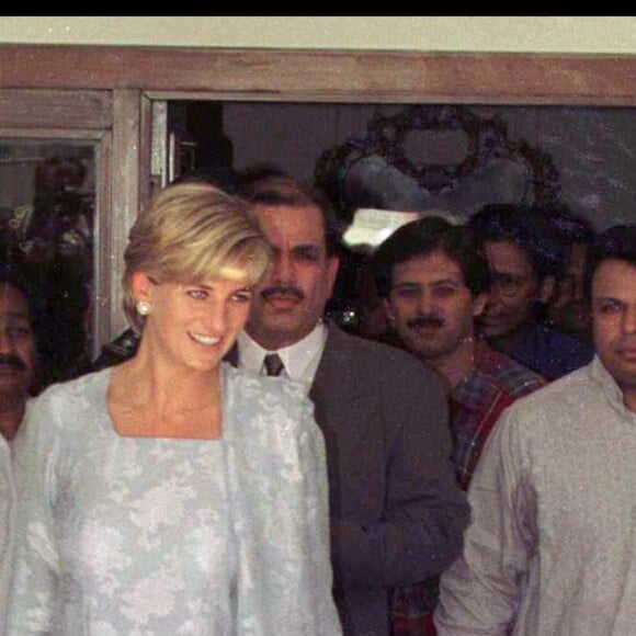 Diana au Pakistan en 1997.